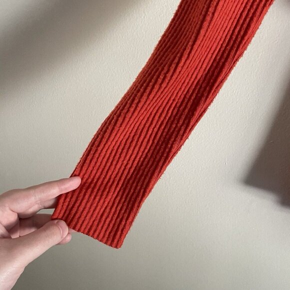 Out From Under Urban Outfitters Women S Red Ribbed Hanna Twist Front Romper - Picture 5 of 11